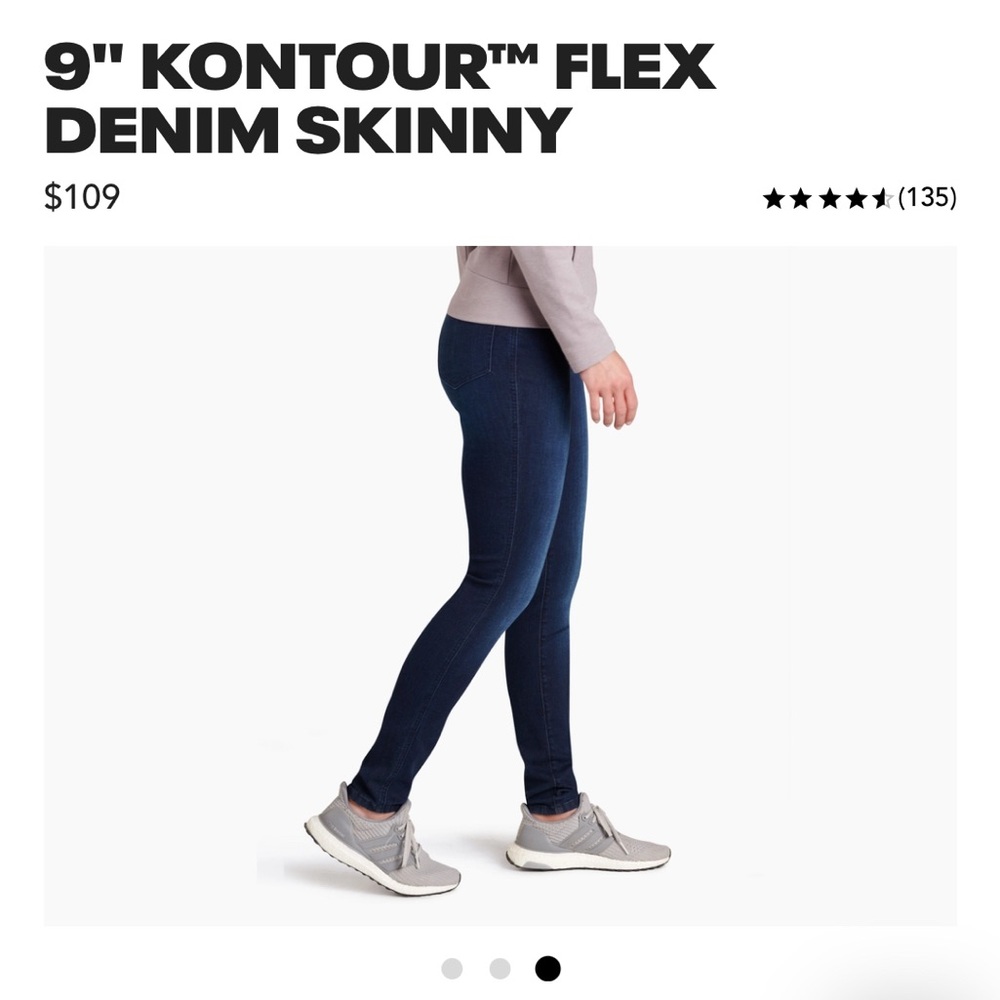 Kuhl “Kontour”Dark Women's Skinny Jeans Midnight Blue